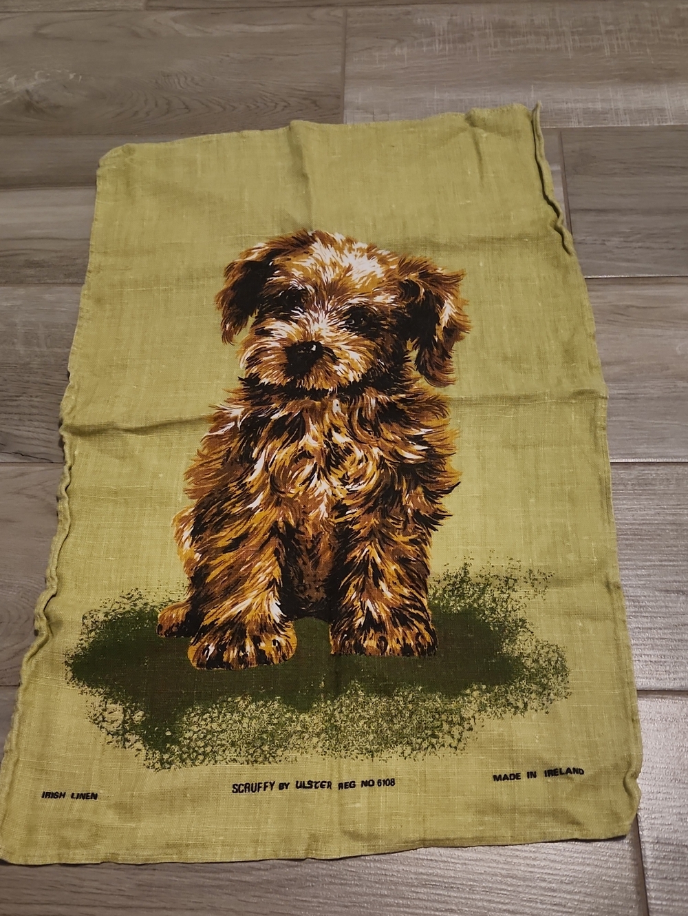 Irish Linen Towel- Scruffy